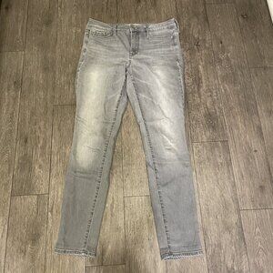 Athleta Sculptek Skinny Dark Wash Jeans Womens Size 4 Stretch Mid Rise Denim